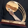 Reaching for Gold trophy